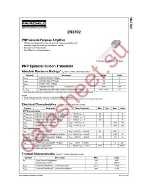 2N3702_D75Z datasheet  